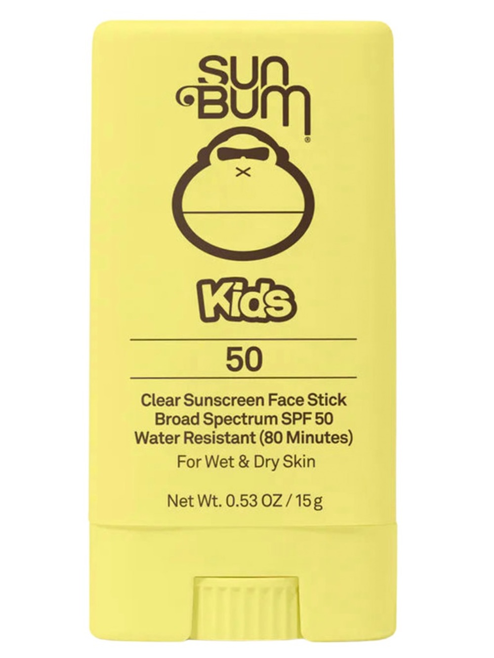 Sun Bum Kids Clear Sunscreen Face Stick SPF 50